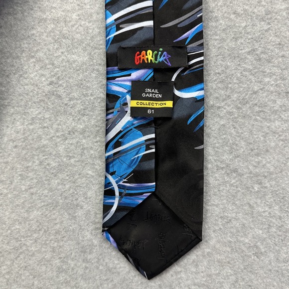 Jerry Garcia Silk Tie Snail Garden Collection 61 - Picture 6 of 6